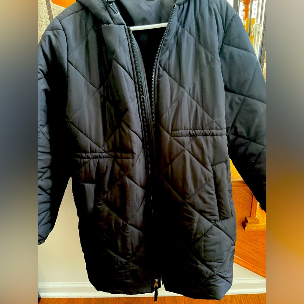 Black Maternity Coat